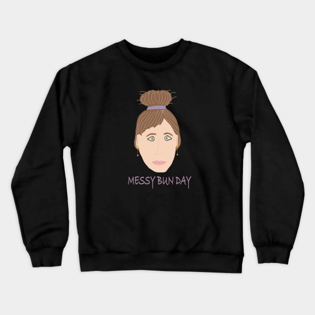 Messy Bun Day Crewneck Sweatshirt by Repeat Candy